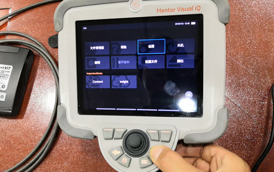 使用便攜式工業(yè)視頻內(nèi)窺鏡的菜單及按鍵設(shè)置、拍照和錄像 使用便攜式工業(yè)視頻內(nèi)窺鏡的菜單及按鍵進(jìn)行設(shè)置拍照和錄像